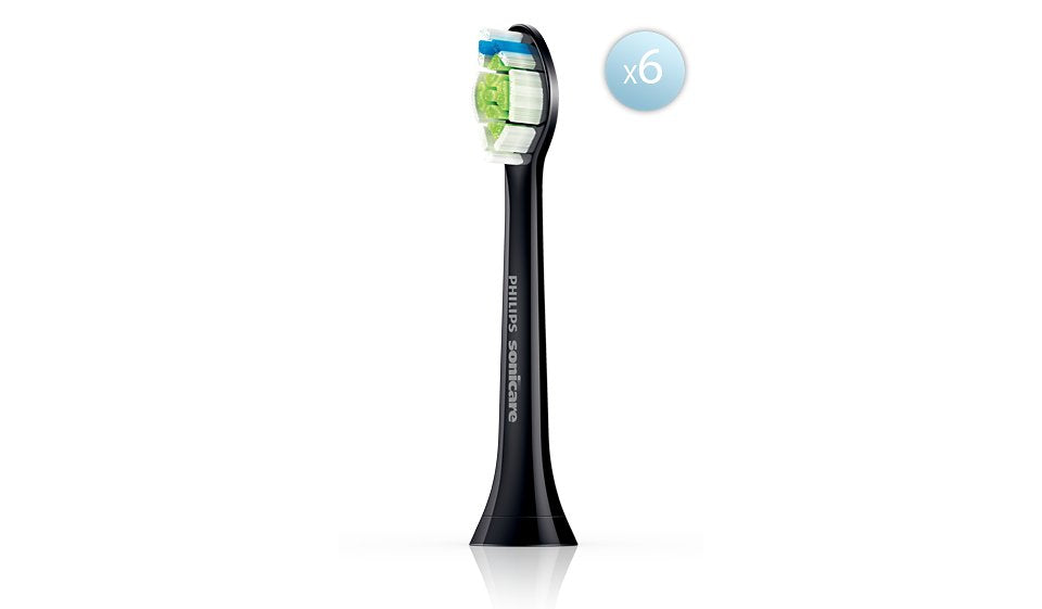 EAN 8720689036696 - Philips HX6066/88 cepillo de cabello 6 pieza(s) Negro imagen 1