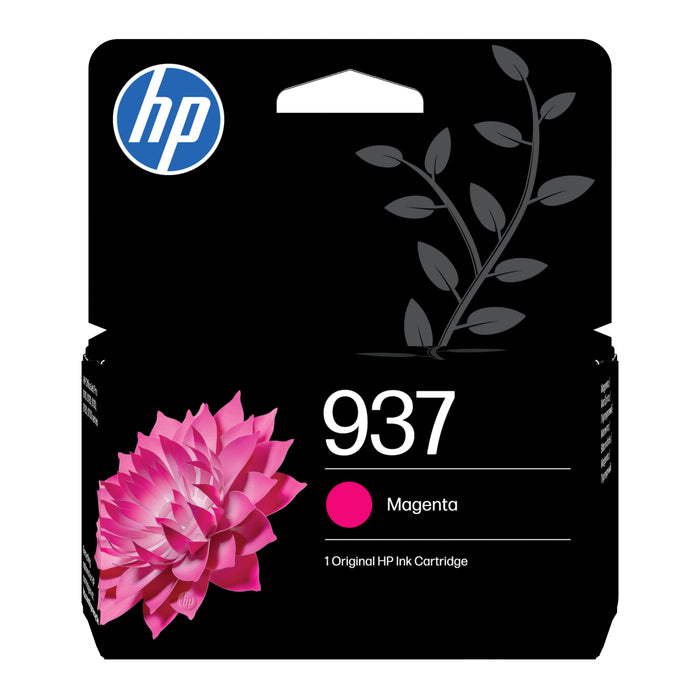 EAN 0199764687876 - HP 937 Magenta Original Ink Cartridge cartucho de tinta 1 pieza(s) Rendimiento estándar imagen 1