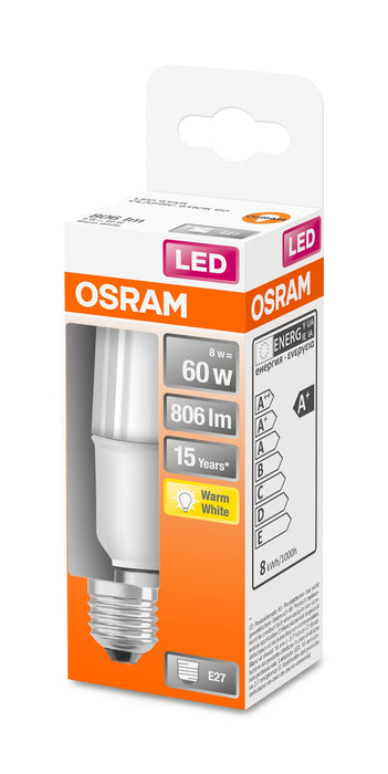 EAN 4058075428447 - Osram STAR lámpara LED Blanco cálido 2700 K 8 W E27 F imagen 3