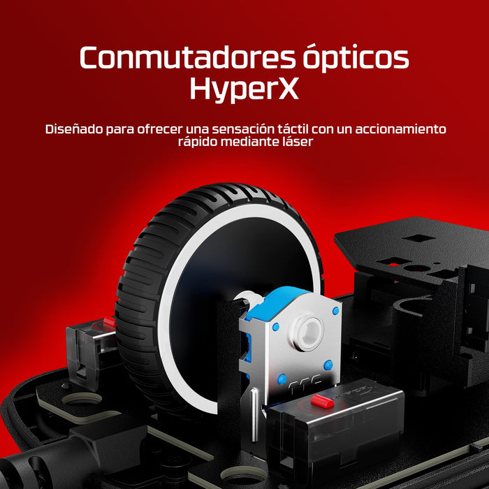 EAN 0198415001641 - HyperX Pulsefire Saga Wired Gaming Mouse ratón Juego Ambidextro USB tipo A Óptico 3200 DPI imagen 4