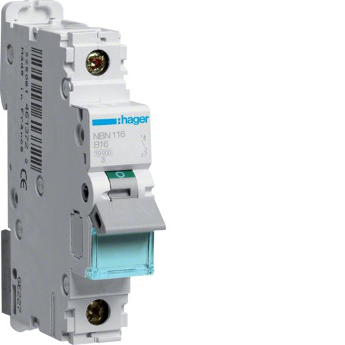 EAN 3250614613722 - Hager NBN116 corta circuito 1P imagen 1