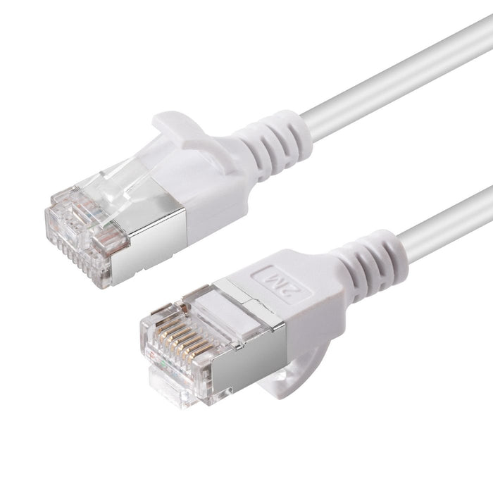 EAN 5715063027431 - Microconnect V-FTP6A01W-SLIM cable de red Blanco 1 m Cat6a U/FTP (STP) imagen 1