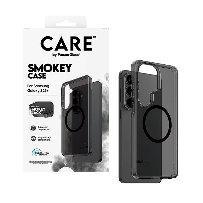 EAN 5715685034152 - PanzerGlass CARE™ by ® Smokey Case w. Black Qi Samsung Galaxy S26+ funda para teléfono móvil Negro imagen 5