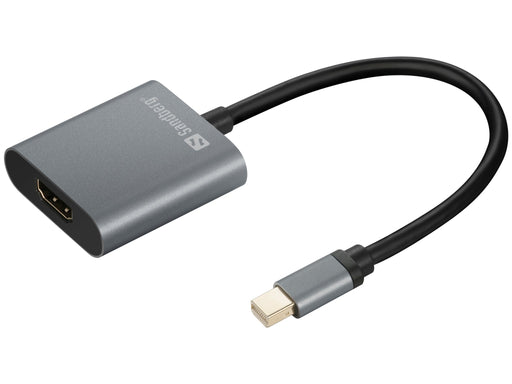 EAN 5705730509209 - Sandberg 509-20 adaptador de cable de vídeo Mini DisplayPort HDMI tipo A (Estándar) Gris imagen 1