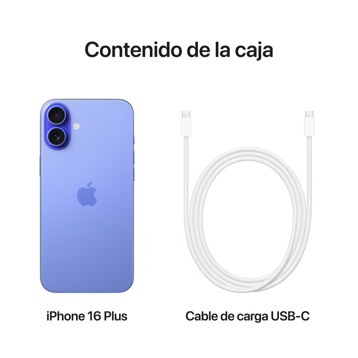 EAN 0195949723711 - Apple iPhone 16 Plus 17 cm (6.7") SIM doble iOS 18 5G USB Tipo C 256 GB Azul imagen 9