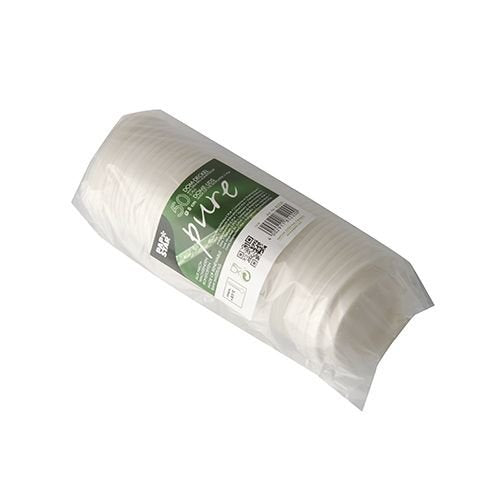 EAN 4002911852200 - Papstar 85220 tapa para vaso y taza Blanco 50 pieza(s) Ácido poliláctico (PLA) imagen 2