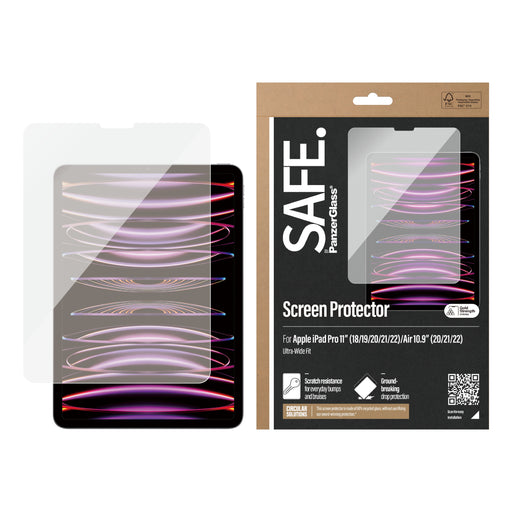 EAN 5715685001758 - PanzerGlass SAFE. by ® Screen Protector iPad Pro 11'' (2018-2022) | Air10.9 (2020-2022) | Ultra-Wide Fit  imagen 2