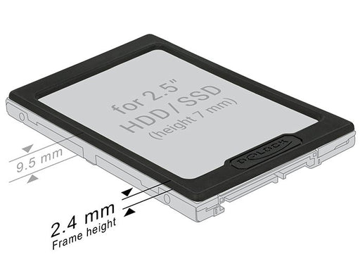 EAN 4043619182169 - DeLOCK 18216 parte carcasa de ordenador Funda de disco duro imagen 2