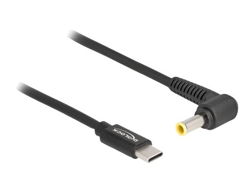 EAN 4043619879809 - DeLOCK 87980 cable de transmisión Negro 1,5 m USB C 5.5 x 3.0 mm imagen 1