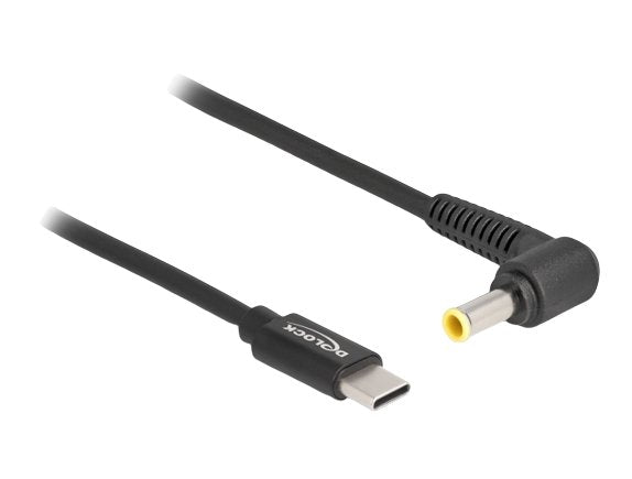 EAN 4043619879809 - DeLOCK 87980 cable de transmisión Negro 1,5 m USB C 5.5 x 3.0 mm imagen 1