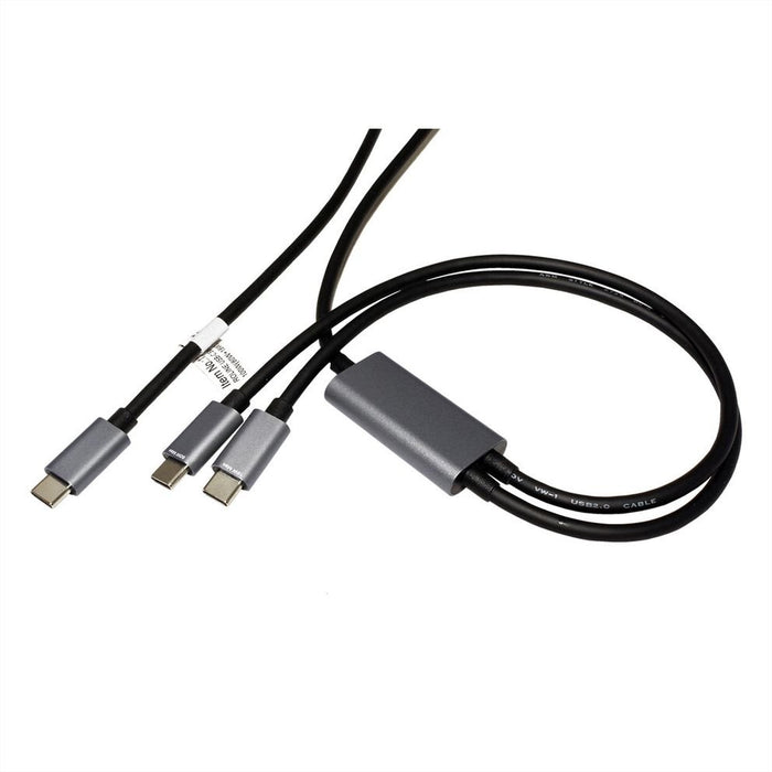EAN 7630049623514 - ROLINE 11028308 cable USB USB 2.0 1,85 m USB C 2 x USB C Negro imagen 3