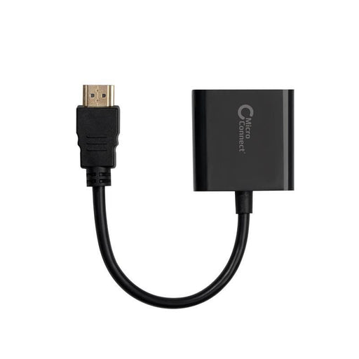EAN 5704174050162 - Microconnect HDMVGA1B adaptador de cable de vídeo 0,15 m HDMI tipo A (Estándar) VGA (D-Sub) Negro imagen 2