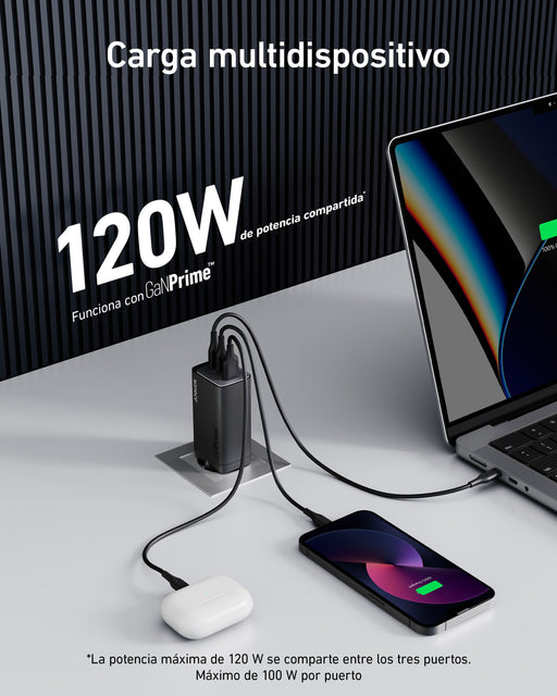 EAN 0194644185077 - Anker 737 Auriculares, Portátil, Smartphone, Reloj inteligente, Tableta Negro Corriente alterna Carga ráp imagen 2