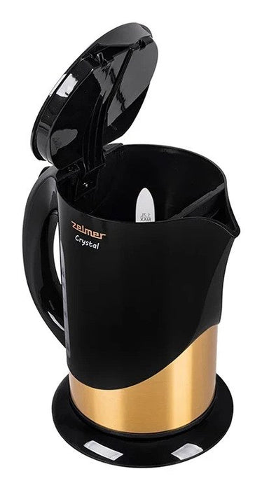 EAN 5908269356027 - Zelmer ZCK7630 Crystal Gold tetera eléctrica 1,7 L 2200 W Oro, Negro imagen 2