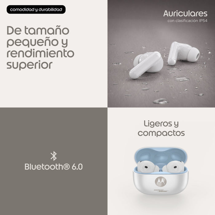 EAN 840493609546 - Motorola moto buds 2 plus Auriculares Inalámbrico Dentro de oído Llamadas/Música Bluetooth Blanco imagen 16