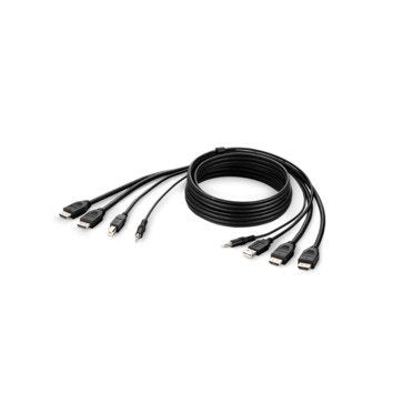 EAN 745883773404 - Belkin F1DN2CCBL-HH6T cable para video, teclado y ratón (kvm) Negro 1,8 m imagen 1
