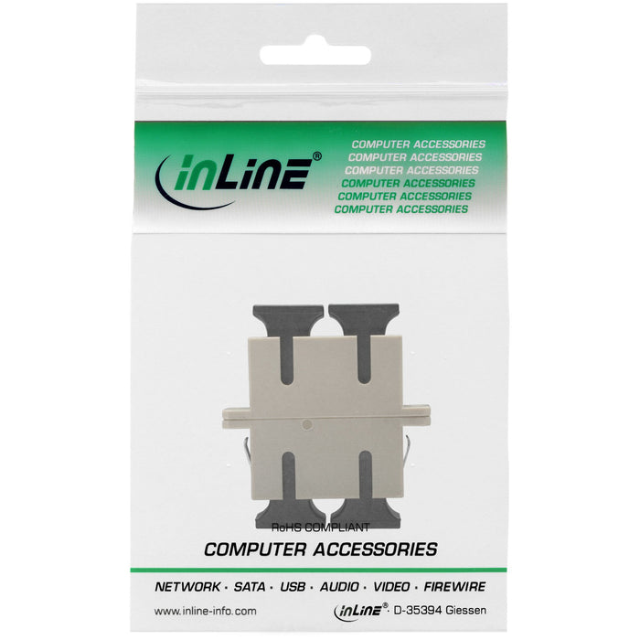 EAN 4043718194742 - InLine 89992A adaptador de fibra óptica Beige imagen 3