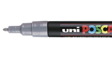 EAN 4902778915905 - POSCA PC3M G marcador 1 pieza(s) Fibre tip Gris imagen 2