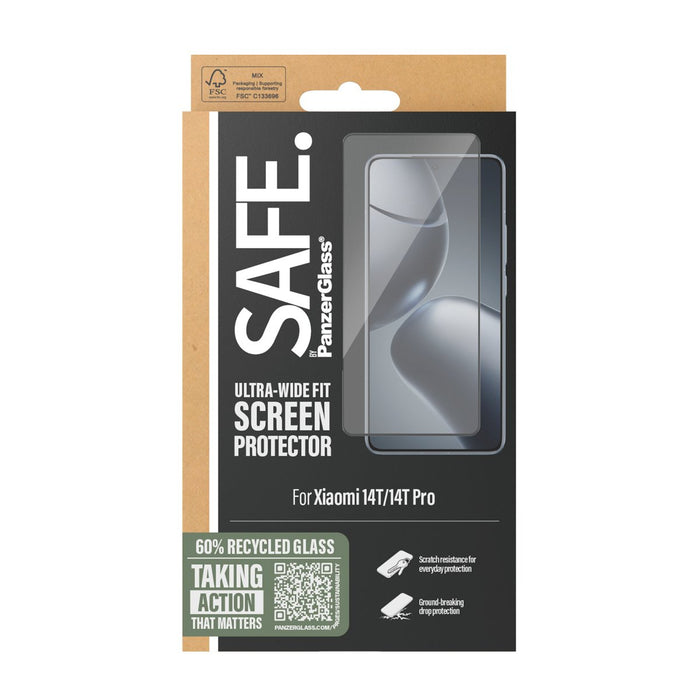 EAN 5715685017988 - PanzerGlass SAFE. by ® Screen Protector Xiaomi 14T | 14T Pro | Ultra-Wide Fit Protector de pantalla 1 pie imagen 3