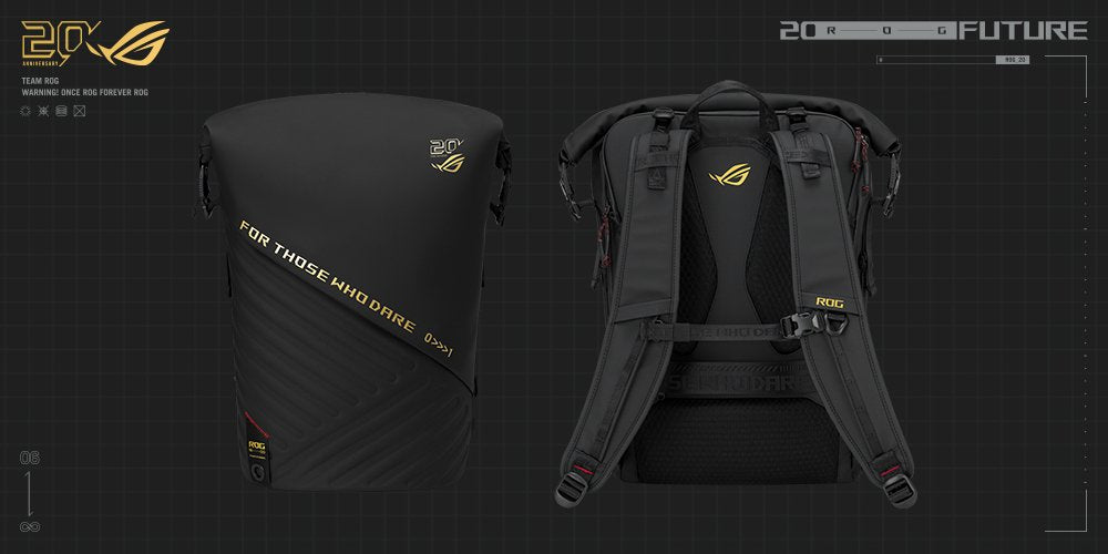 EAN 4711636593908 - ASUS ROG SLASH Backpack Edition 20 mochila Mochila enrollable Negro Poliéster, cuero PU imagen 12