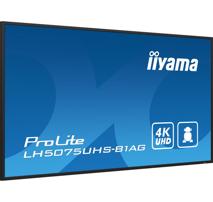 EAN 4948570123452 - iiyama LH5075UHS-B1AG pantalla de señalización Pantalla plana para señalización digital 125,7 cm (49.5")  imagen 6