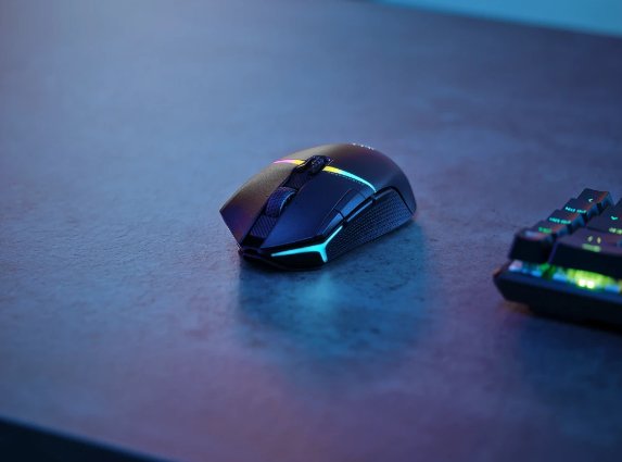 EAN 0840006649519 - Corsair CH-931B011-EU ratón Juego mano derecha RF Wireless + Bluetooth Óptico 26000 DPI imagen 3