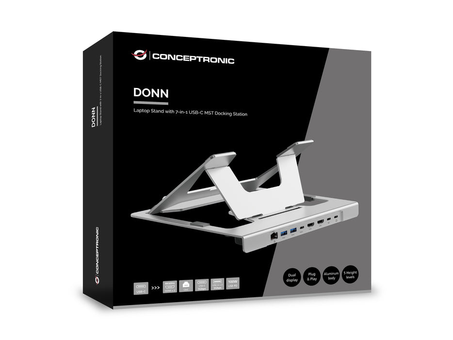 EAN 4015867244319 - Conceptronic DONN35S soporte para ordenador portátil Plata imagen 6