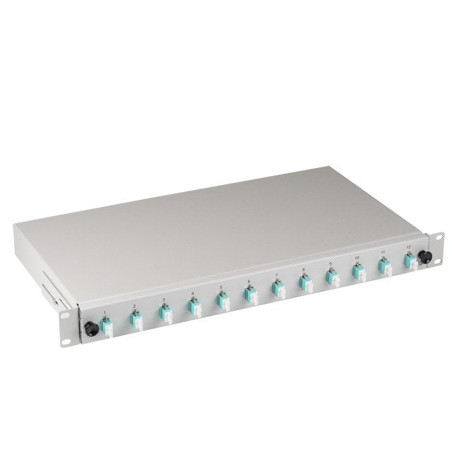 EAN 4049759284374 - EFB Elektronik B71901L12OM3 adaptador de fibra óptica LC 1 pieza(s) Color aguamarina, Gris imagen 1