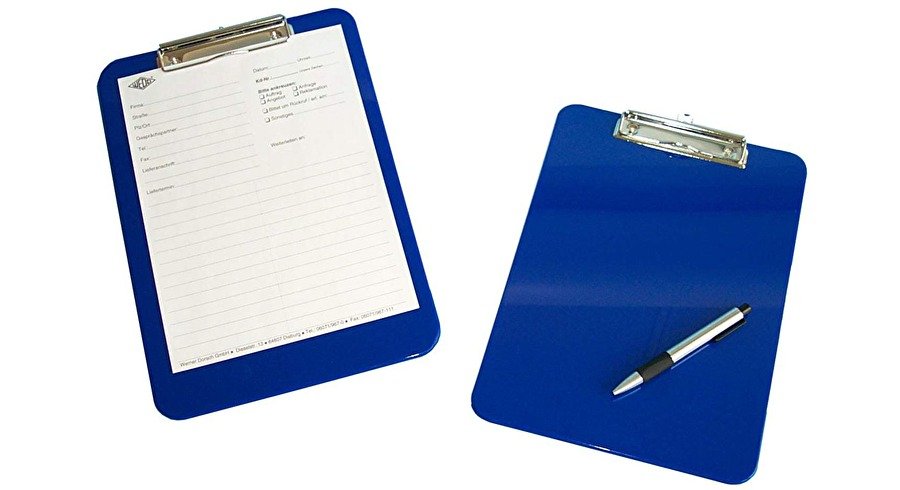 EAN 4003801040813 - Wedo 57 603 portapapel A4 Acrilonitrilo butadieno estireno (ABS) Azul imagen 1