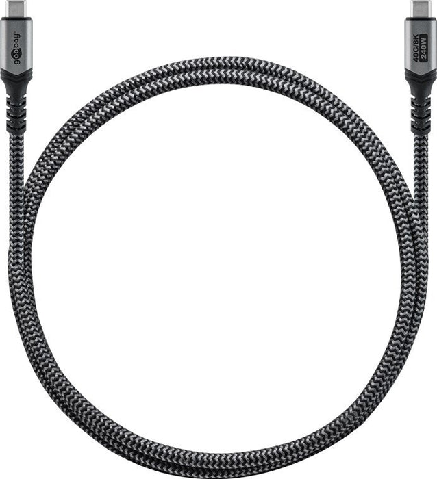 EAN 4040849742132 - Goobay 74213 cable USB 1,8 m USB C Negro, Gris imagen 4