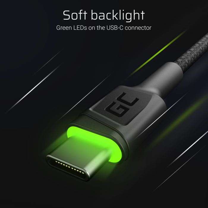 EAN 5903317229780 - Green Cell KABGC13 cable USB USB 2.0 2 m USB A USB C Negro imagen 3