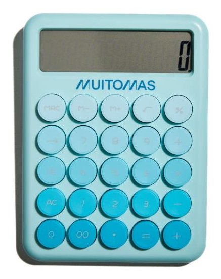 EAN 8021735215202 - Muitomas CALCULATORLB calculadora Escritorio Calculadora básica Azul claro imagen 1