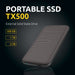 EAN 4034303033645 - Intenso TX500 USB Tipo C 3.2 Gen 2 (3.1 Gen 2) Marrón imagen 5
