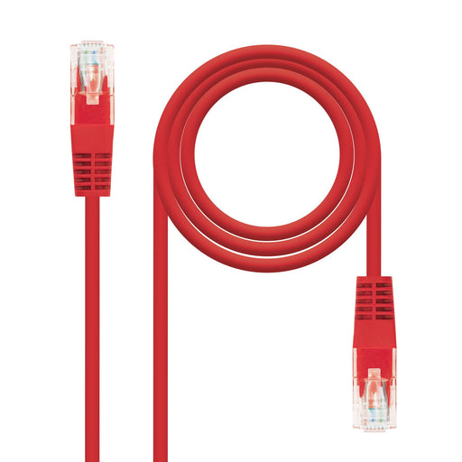 EAN 8433281003309 - Nanocable 10.20.0102-R cable de red Rojo 2 m Cat5e U/UTP (UTP) imagen 1