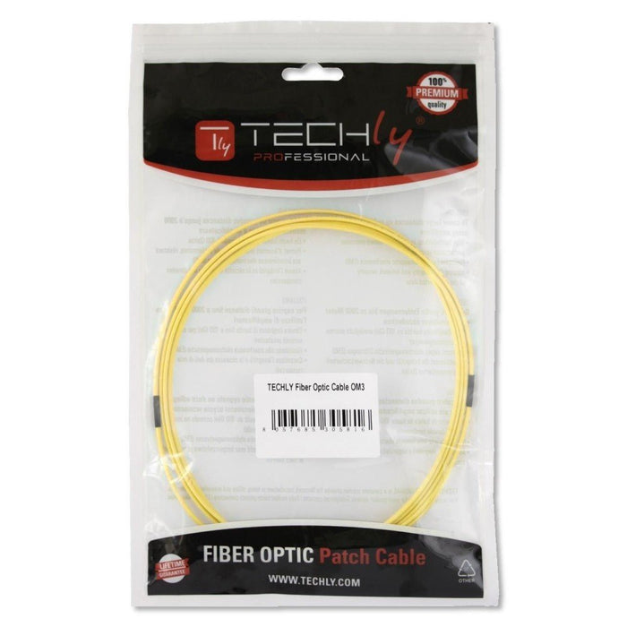 EAN 8057685302655 - Techly 1m SC/SC 9/125 Cable de fibra óptica e InfiniBand Amarillo imagen 2