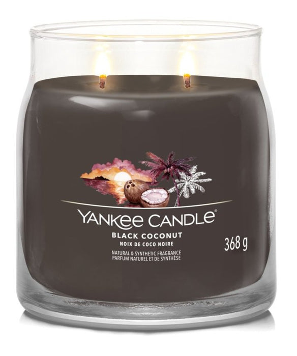 EAN 5038581125039 - Yankee Candle Black Coconut vela Cilindro Coco, Madera Negro 1 pieza(s) imagen 2