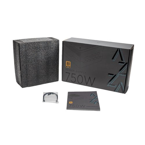 EAN 4712839557490 - Azza PSAZ-750G unidad de fuente de alimentación 750 W 20+4 pin ATX ATX Negro imagen 4