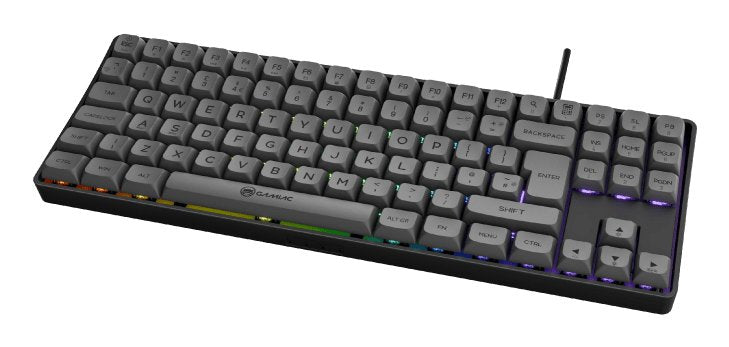 EAN 4251442510060 - GAMIAC TKL90G teclado Juego USB QWERTY Inglés Negro imagen 1