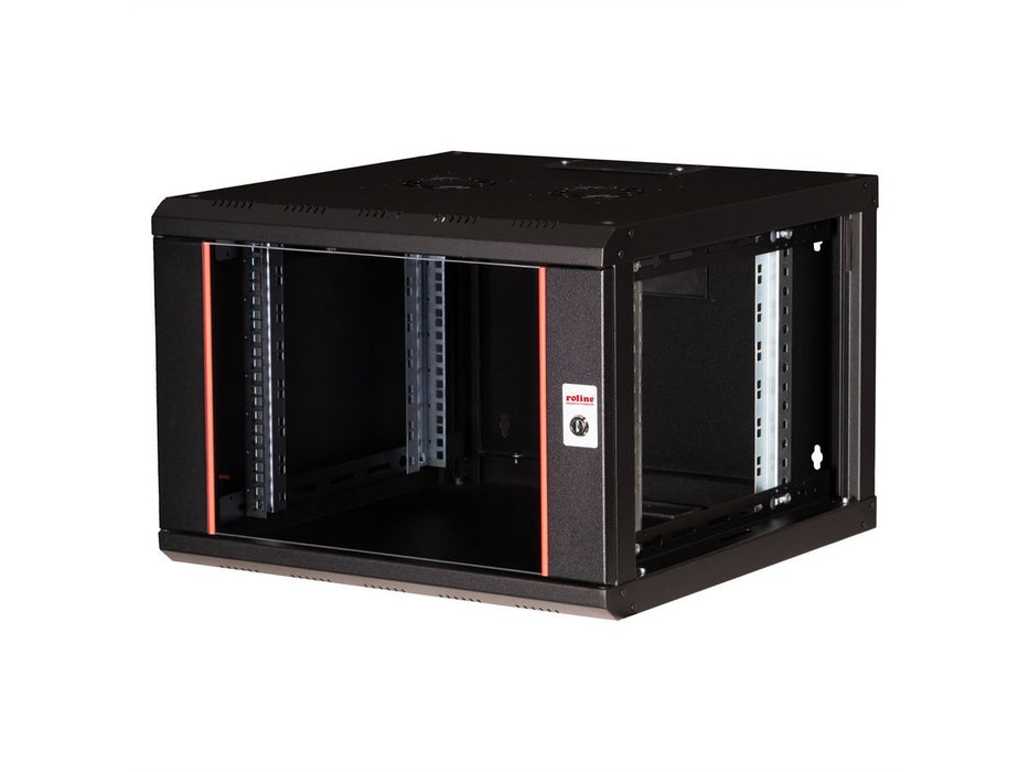 EAN 7630049601741 - ROLINE 26.21.0171 armario rack 7U Bastidor de pared Negro imagen 6