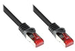 EAN 4014619216086 - Alcasa 15m Cat6 S/FTP cable de red Negro S/FTP (S-STP) imagen 1