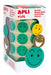 EAN 8410782143734 - APLI 14373 etiqueta autoadhesiva Alrededor Desmontable Verde imagen 1