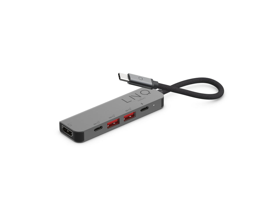 EAN 8718969050050 - LINQ LQ48014 base para portátil y replicador de puertos Alámbrico USB 3.2 Gen 2 (3.1 Gen 2) Type-C Negro, imagen 4