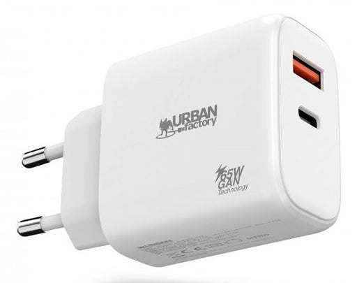 EAN 3760170884677 - Urban Factory GPS62UF cargador de dispositivo móvil Universal Blanco Corriente alterna Carga rápida Inter imagen 2