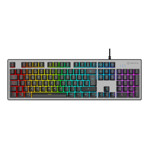 EAN 6974560220236 - UNYKAch UK505450 teclado Juego USB QWERTY Portugués Gris imagen 2