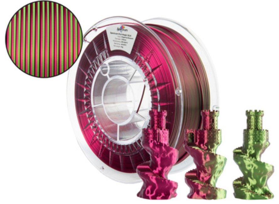 EAN 5905991404934 - Spectrum Filaments 81408 material de impresión 3d Ácido poliláctico (PLA), Seda Multicolor 1 kg imagen 3