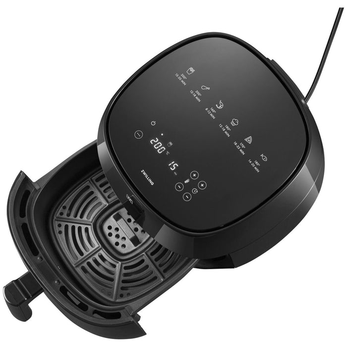 EAN 4009839652240 - ZWILLING 36450-280-0 freidora Sencillo 4 L Independiente 1400 W Freidora de aire caliente Negro imagen 2