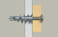 EAN 4006209245569 - Fischer 24556 tornillo de anclaje y taco 100 pieza(s) Enchufe de pared 31 mm imagen 5