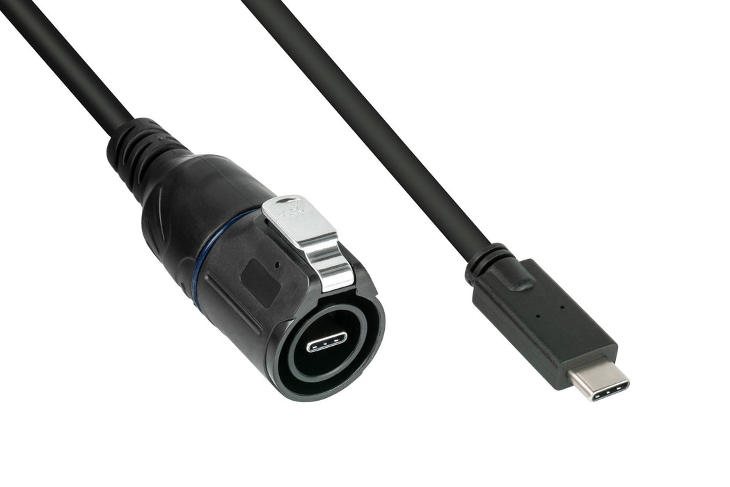 EAN 4014619881215 - Alcasa IC01-16U3101-005 cable USB USB 3.2 Gen 2 (3.1 Gen 2) 0,5 m USB C Negro imagen 1