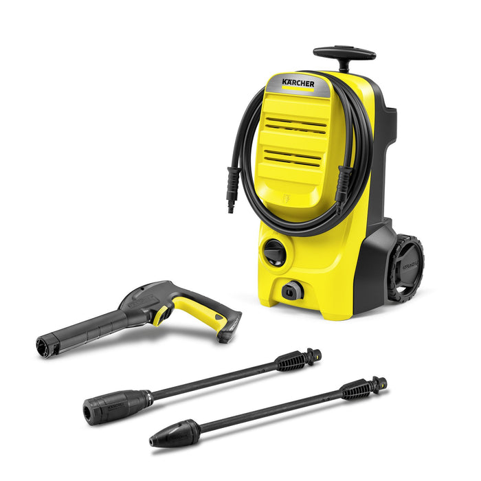 EAN 4066529041388 - Kärcher K 4 Classic Limpiadora de alta presión o Hidrolimpiadora Compacto Eléctrico 420 l/h Negro, Amaril imagen 1