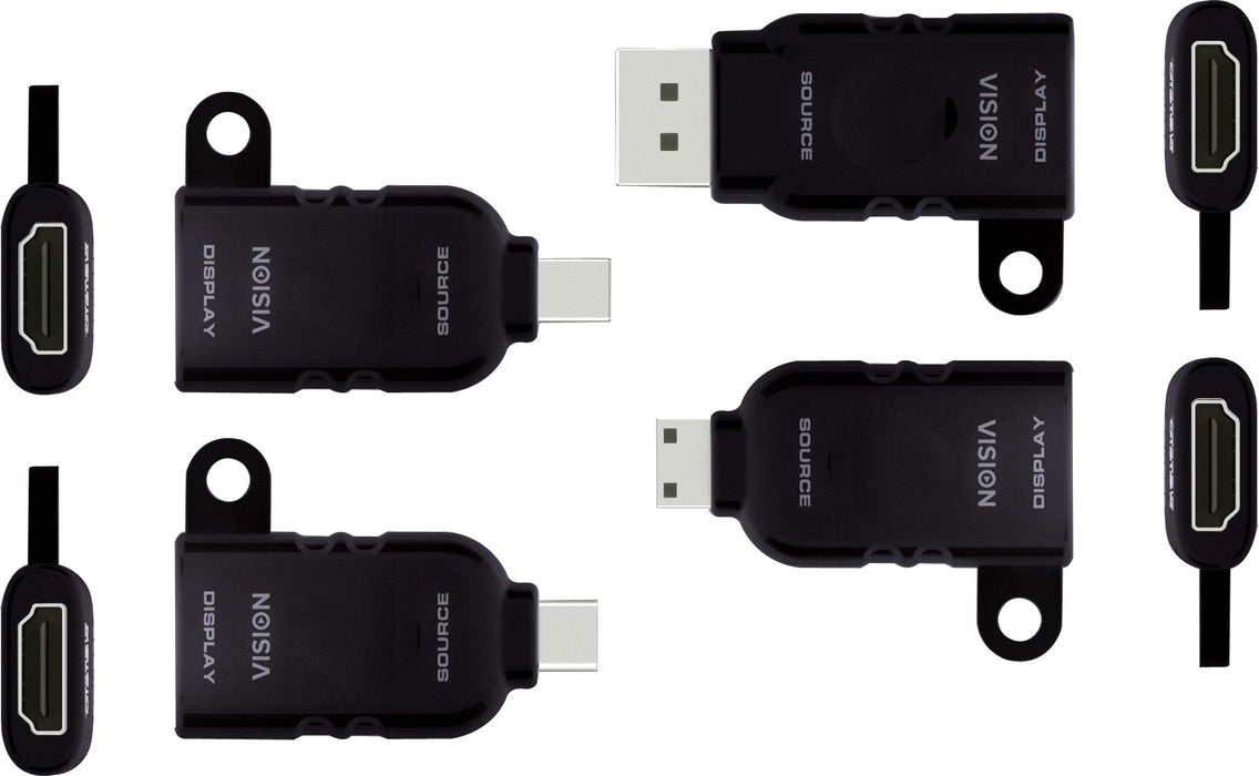 EAN 4979148000004 - Vision TC-MULTIHDMI/BL cambiador de género para cable mDP/DP/mHDMI/USB-C HDMI Negro imagen 2